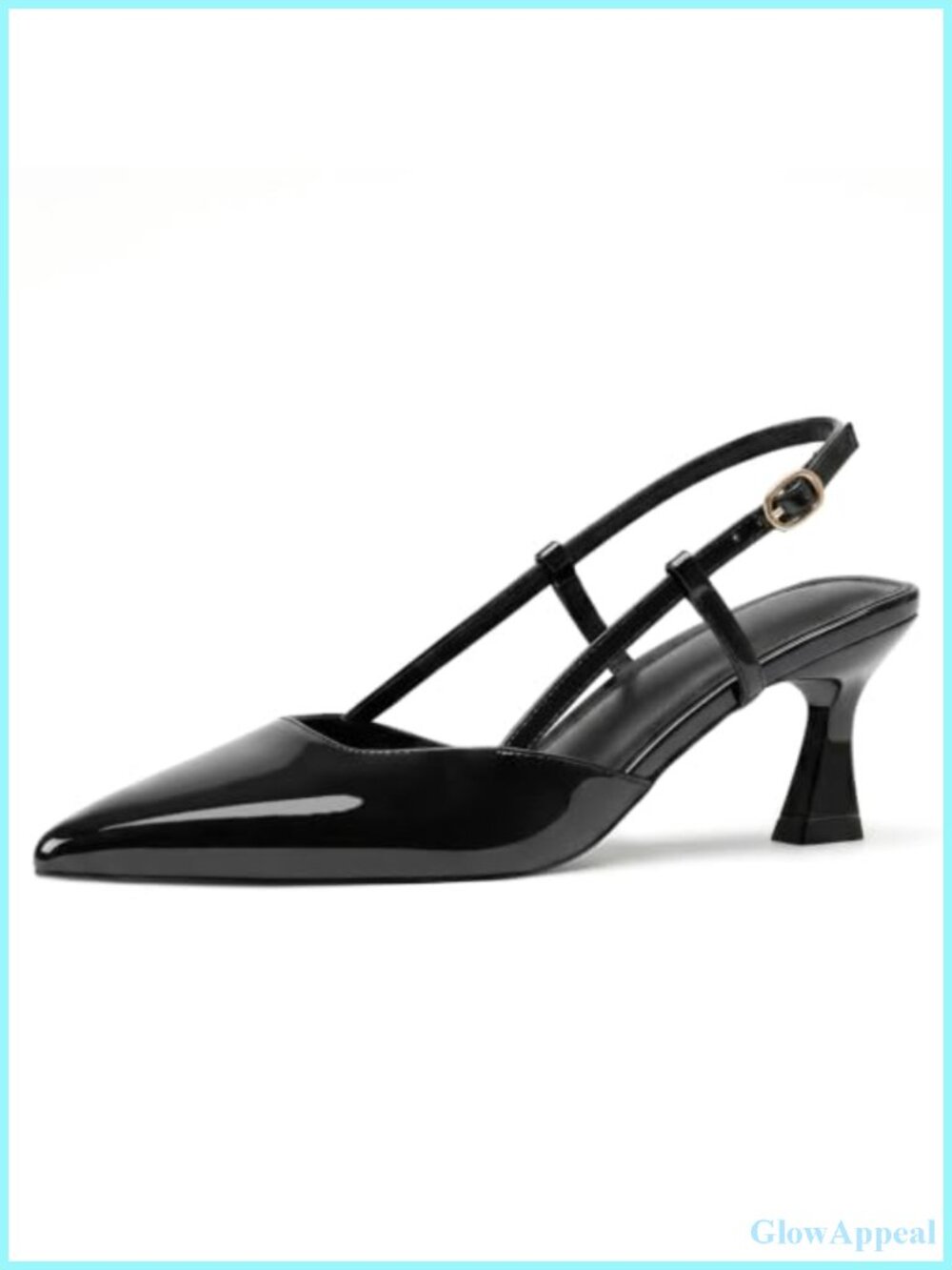 Women’s Kitten Heels Slingback Closed Pointed Toe Stiletto Pumps